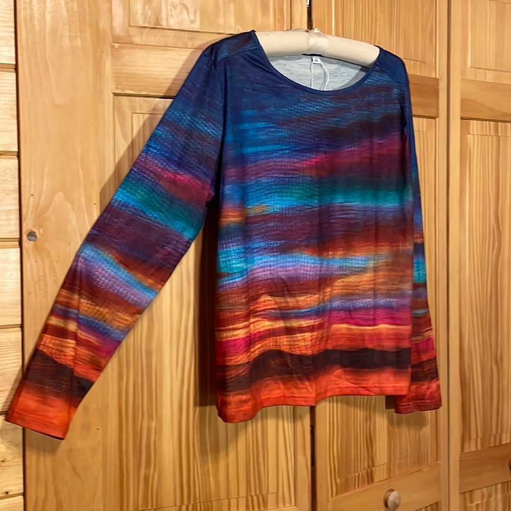 Multi colored top